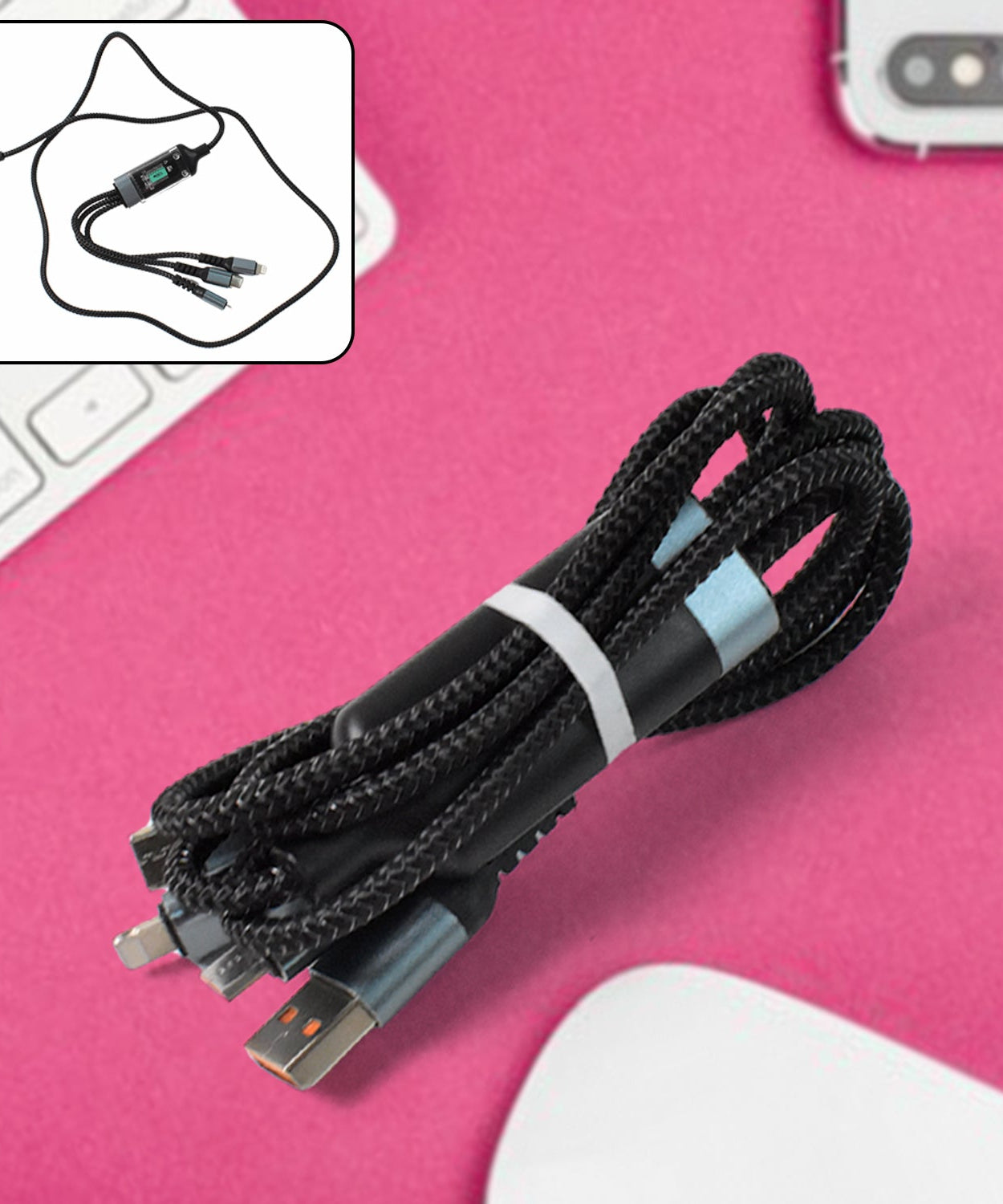 3-in-1 Super Fast Charging Cable 100w
