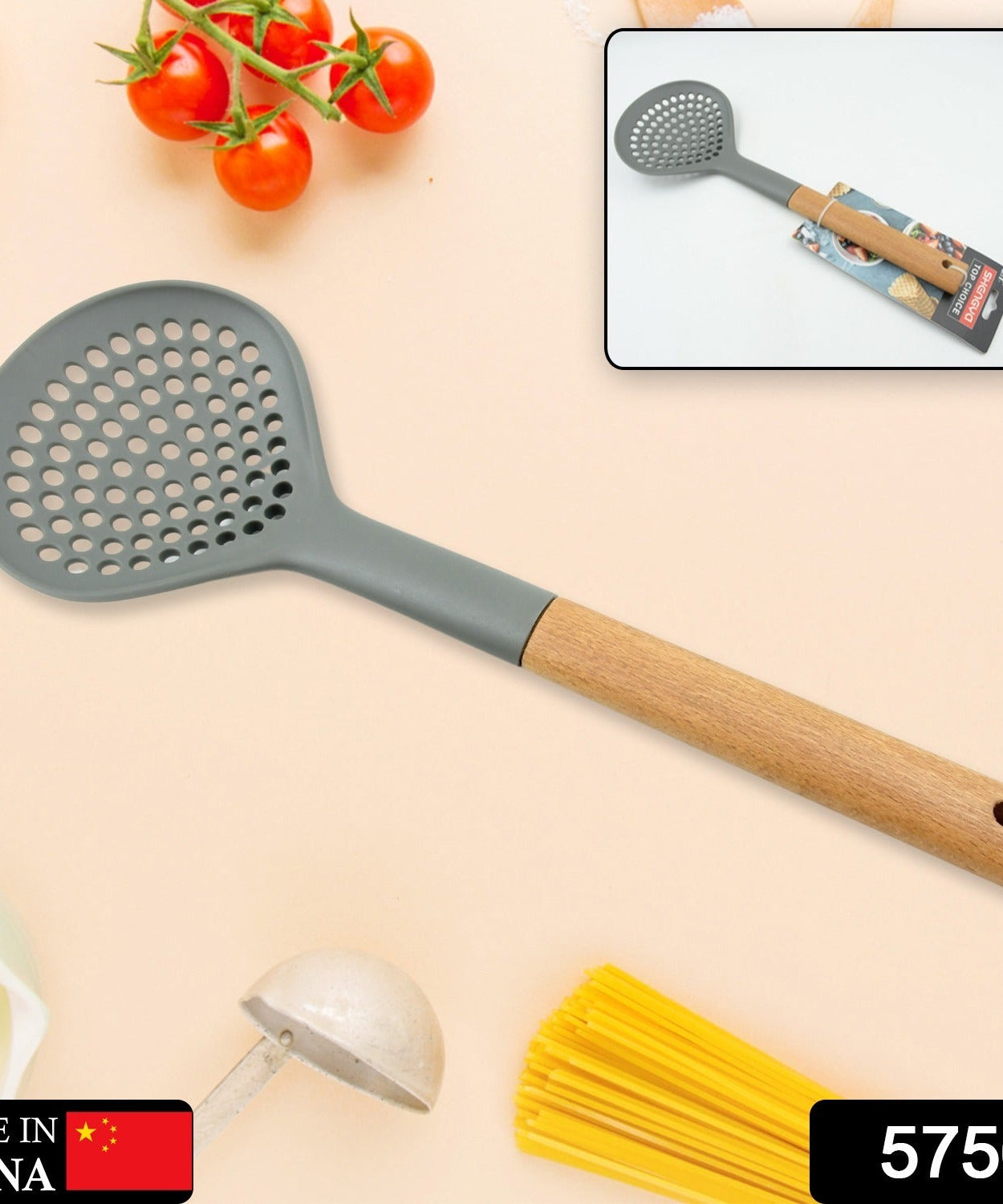 Plastic Kitchen Accessories Skimmer, Spatula Spoon & Soup Spoon Heat Resistant  Non Stick Spoons Kitchen Cookware Items Heat Resistant Plastic Kitchen Utensils for Cooking, BPA FREE Gadgets for Non-Stick Cookware (1 Pc )