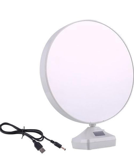 Plastic 2 in 1 Mirror Come Photo Frame with Led Light