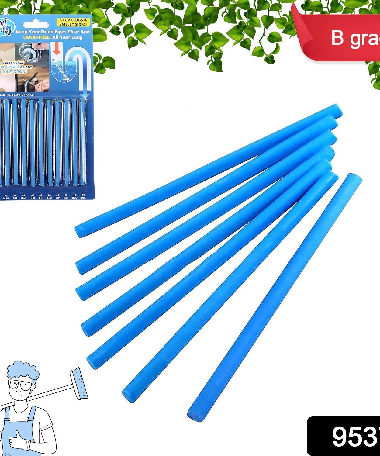Sani Cleaning Sticks Keep Your Drains Pipes Clear Odor Home Cleaning