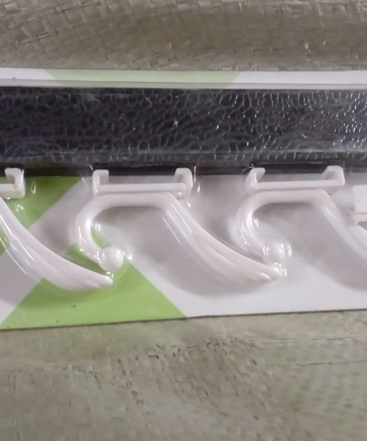 Wall Mounted Coat Hanger Rack – 6 Hooks for Clothes, Jackets & Hats