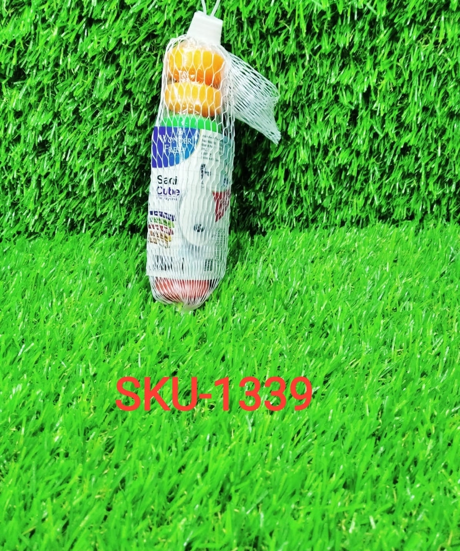 Pack of urinal cubes for maintaining washroom hygiene.