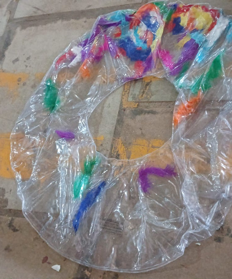 Swim Ring, For children, Conveniently Portable, Feathers, Swimming Ring, For Water Play, For Beaches, Swimming, Summer Vacation (1 Pc)