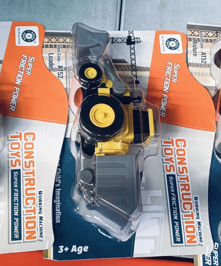 Mini Friction Excavator Loader Toy for Kids