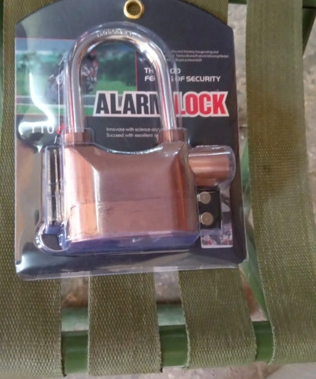 Security Alarm Metallic Lock System with 3 Keys (1 Set / Mix Color)