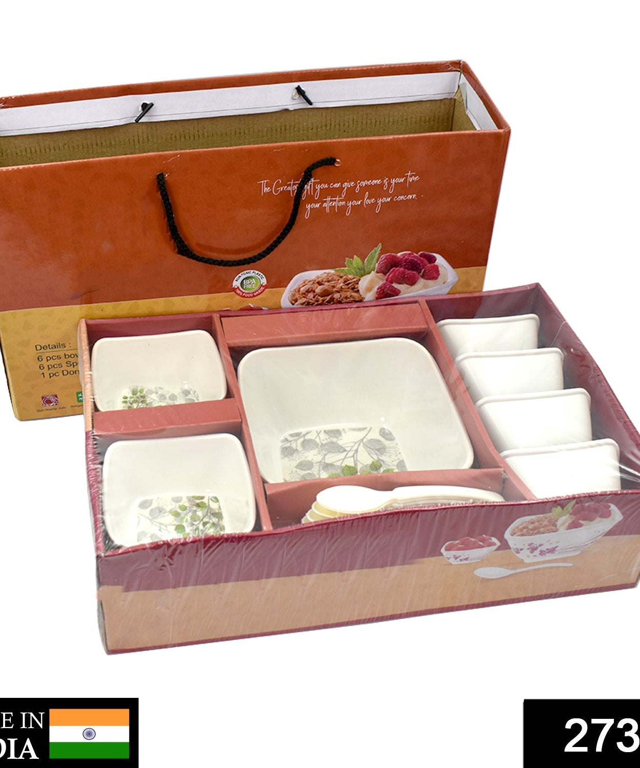 Elegant 13-piece pudding cutlery set.