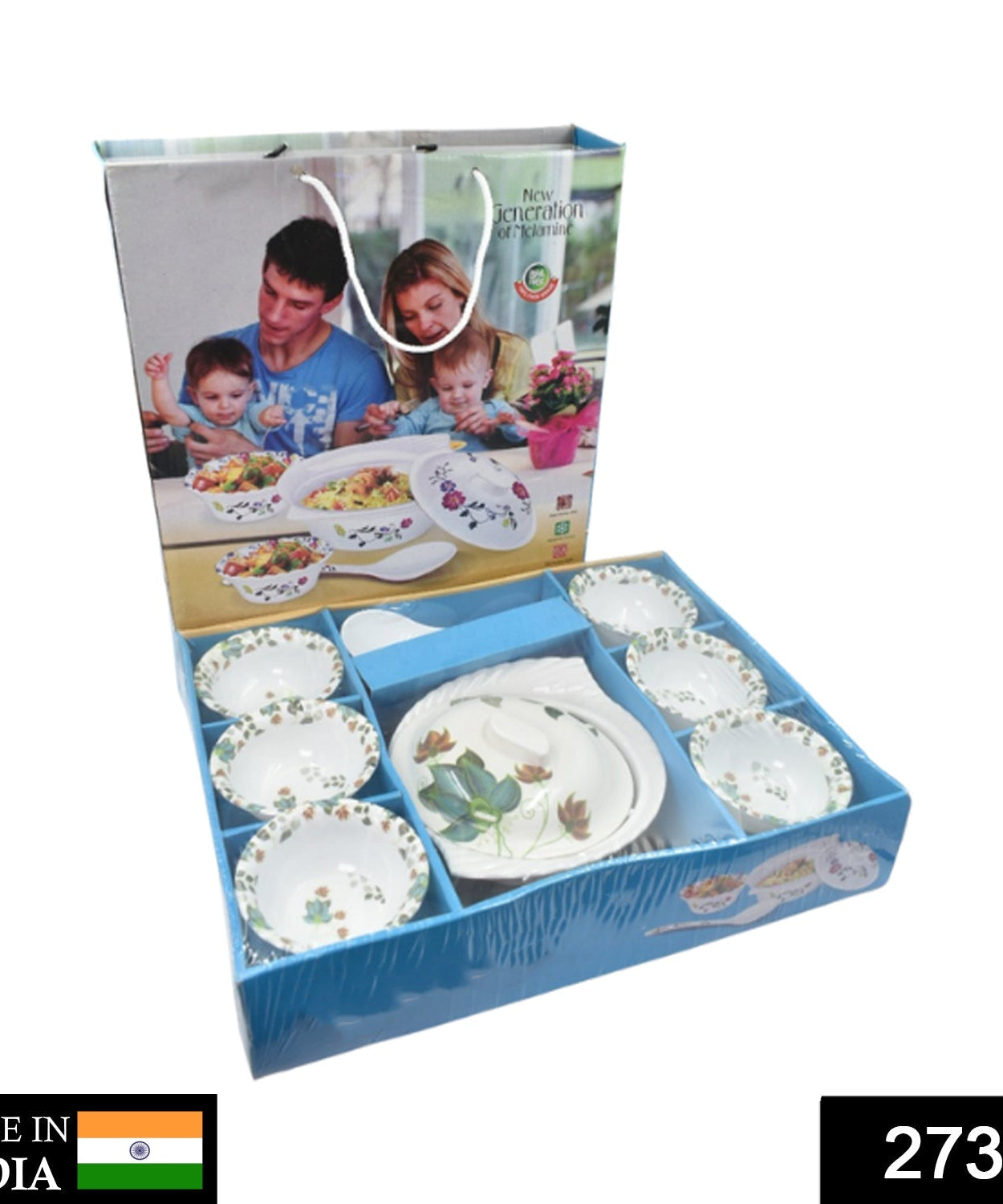 9-piece cutlery set for desserts.