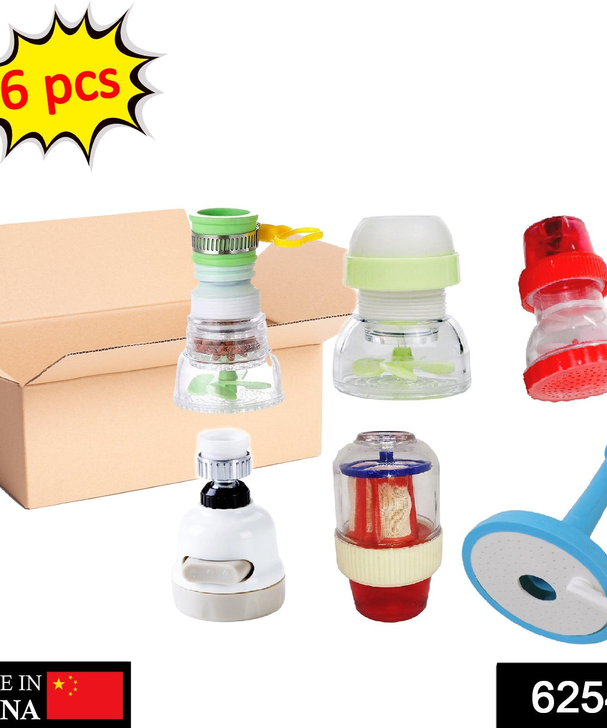 Faucet combo set with 6 pieces