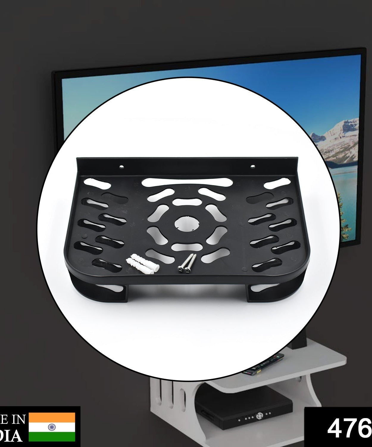 Setup box holder for organizing and supporting setup boxes