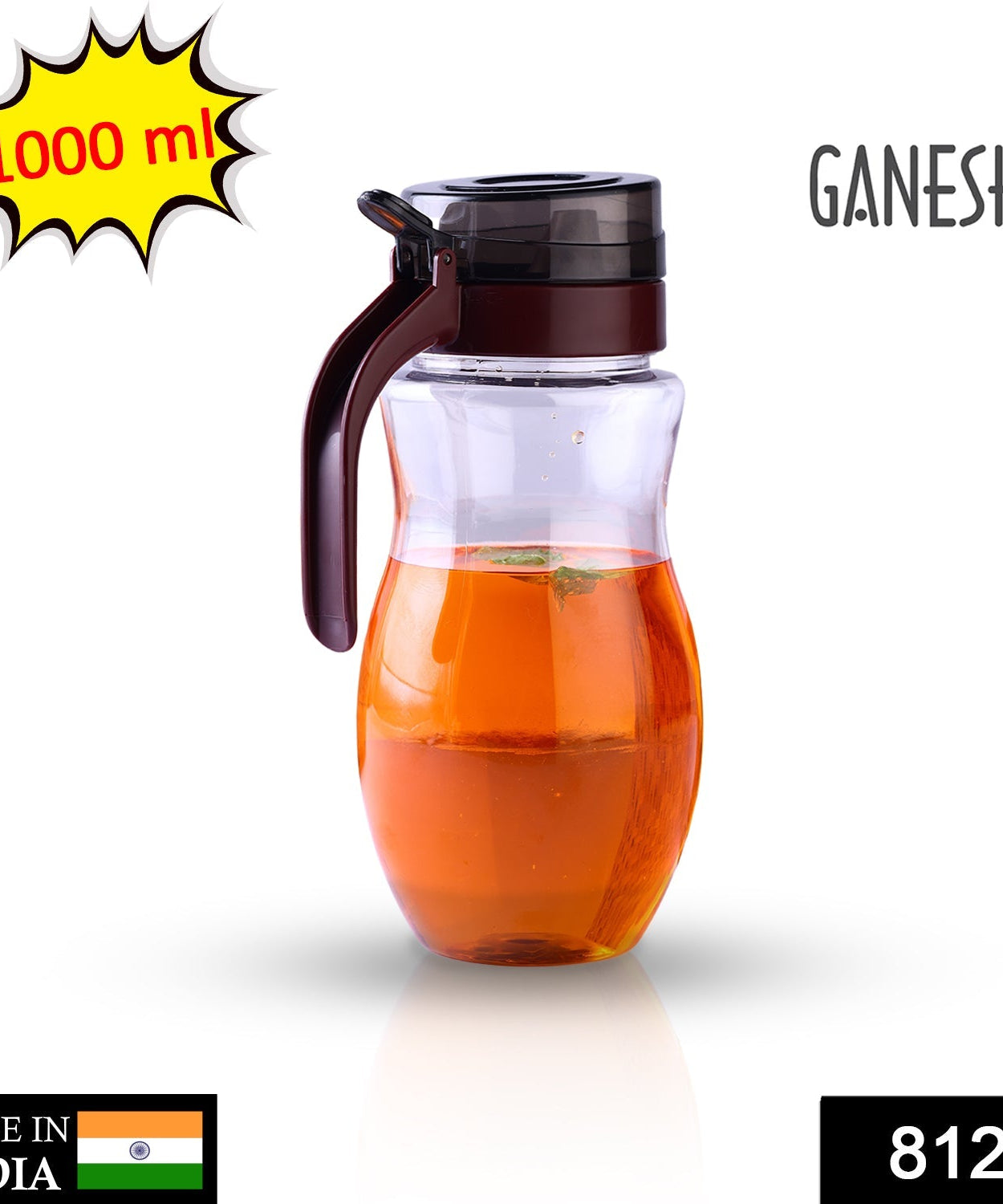 Durable 1000ml oil dispenser with stainless steel body