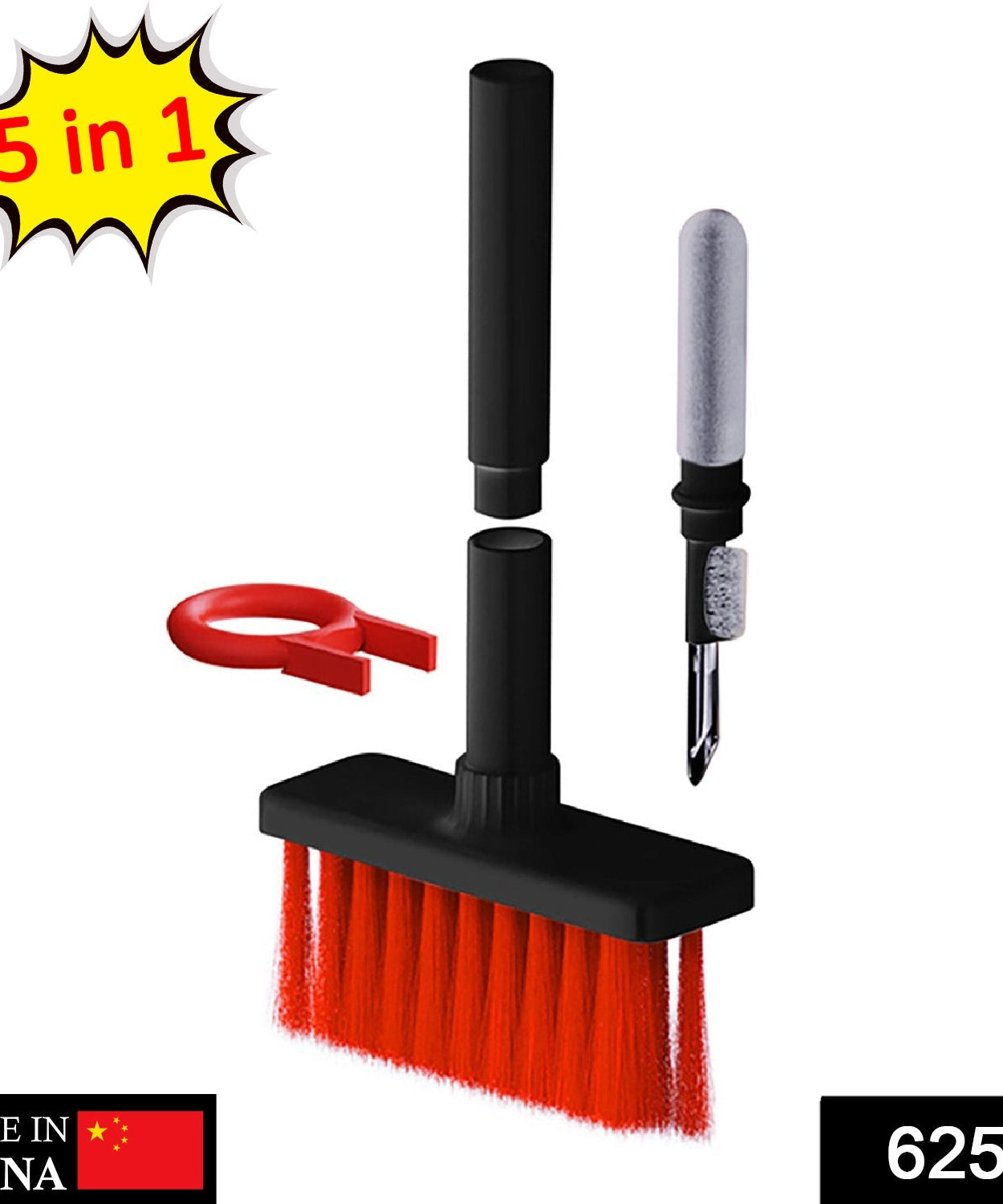 5-in-1 computer cleaning kit with keycap puller