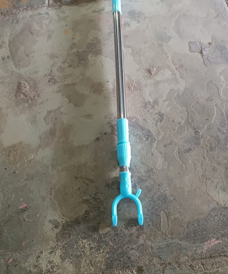 Stainless Steel Telescopic Pole Clothes Hooks Hanger (1 Pc / 1 Mtr.)