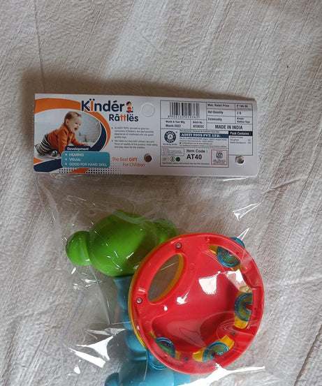 Detailed view of baby rattles showcasing their fun and functional design.