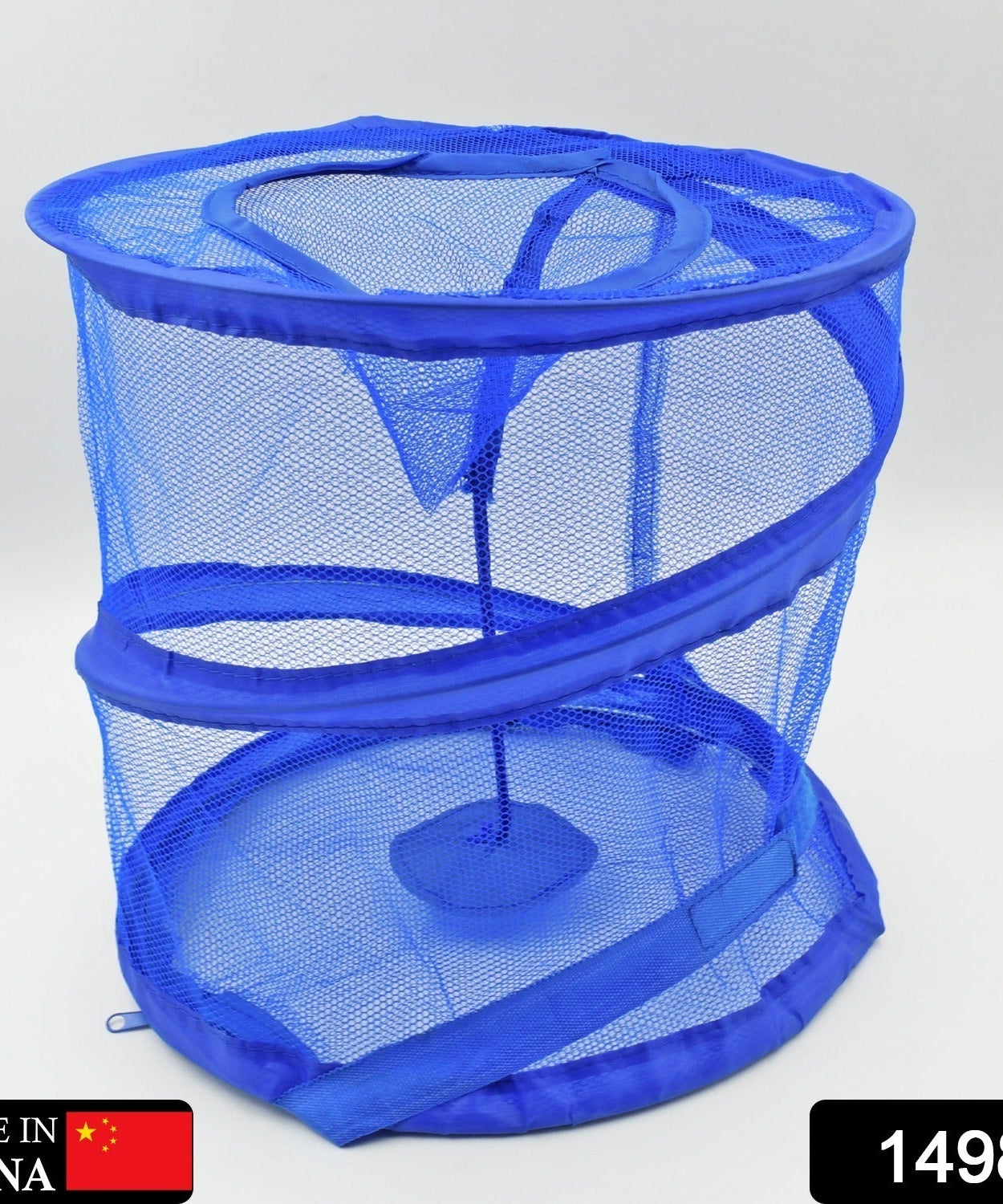 Foldable cylindrical laundry basket for kids room