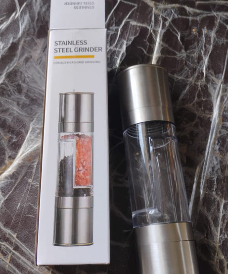 2-in-1 Stainless Steel Salt and Pepper Grinder