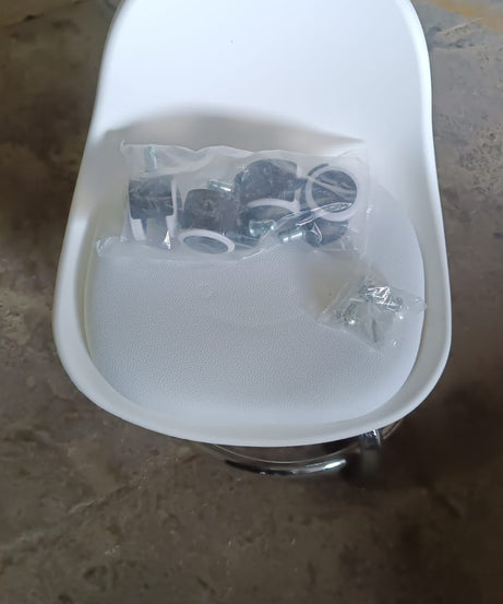 Heavy Duty Round Rolling Stool with Wheels Pedicure Stool (1 pc)