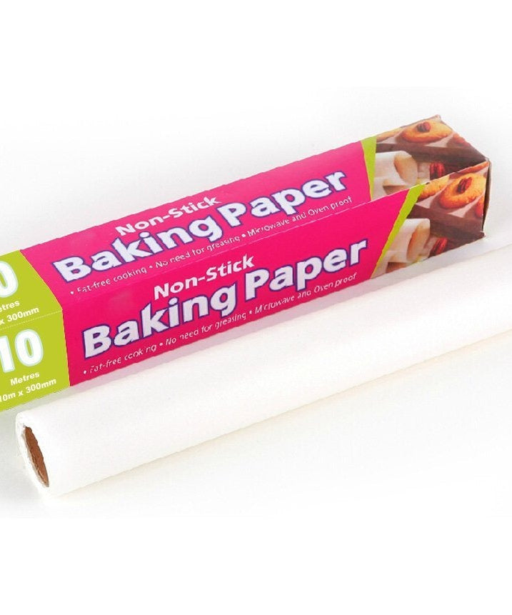 Roll of non-stick baking paper for microwave and oven.