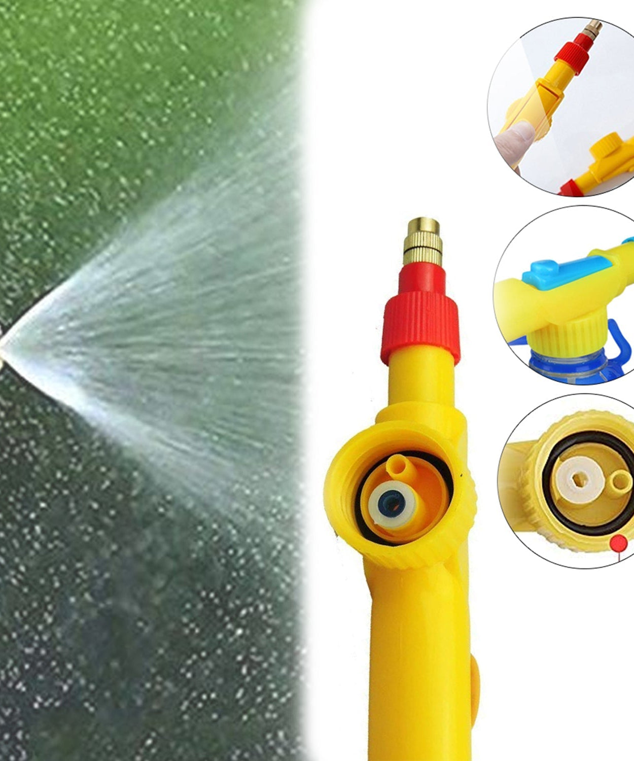 Adjustable sprayer for gardening and cleaning.