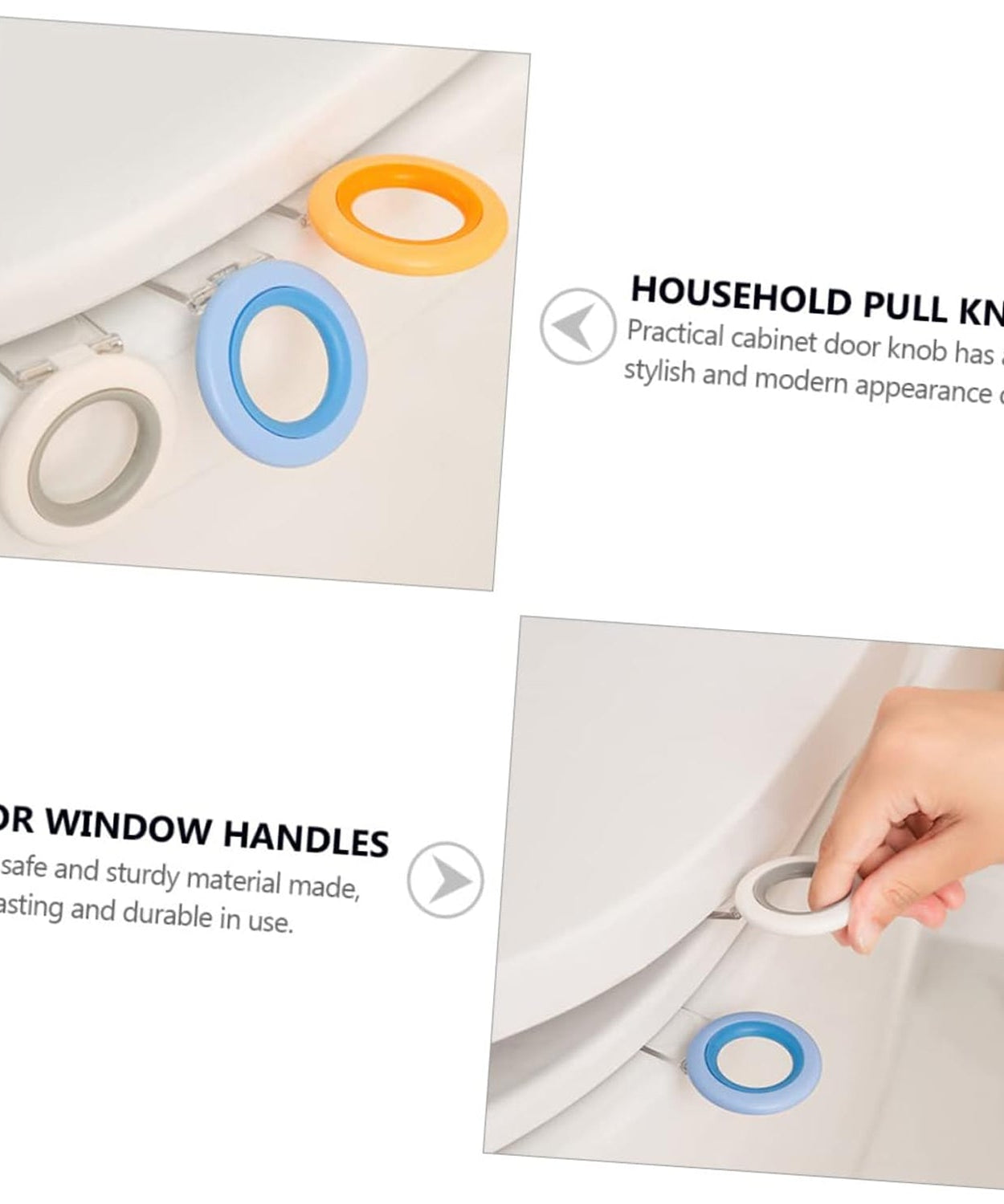 Toilet seat lifter with ergonomic handle for clean operation