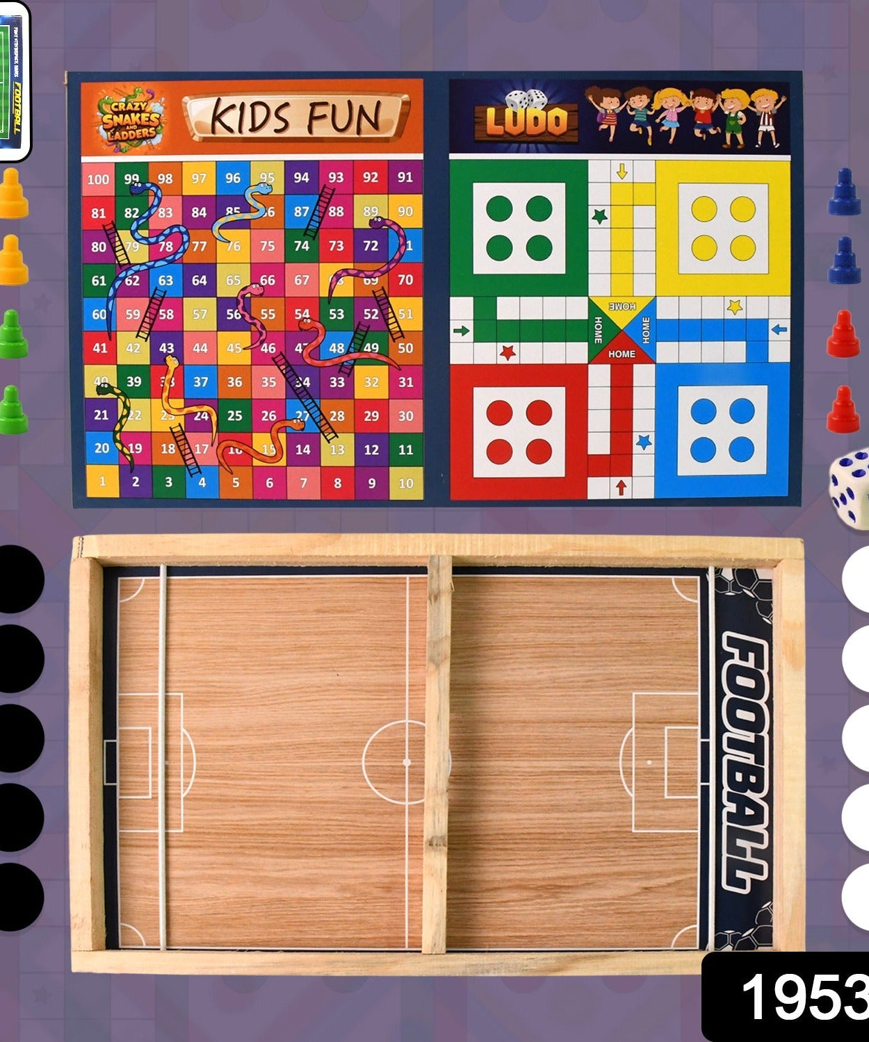 Vintage Style Wooden Game Set