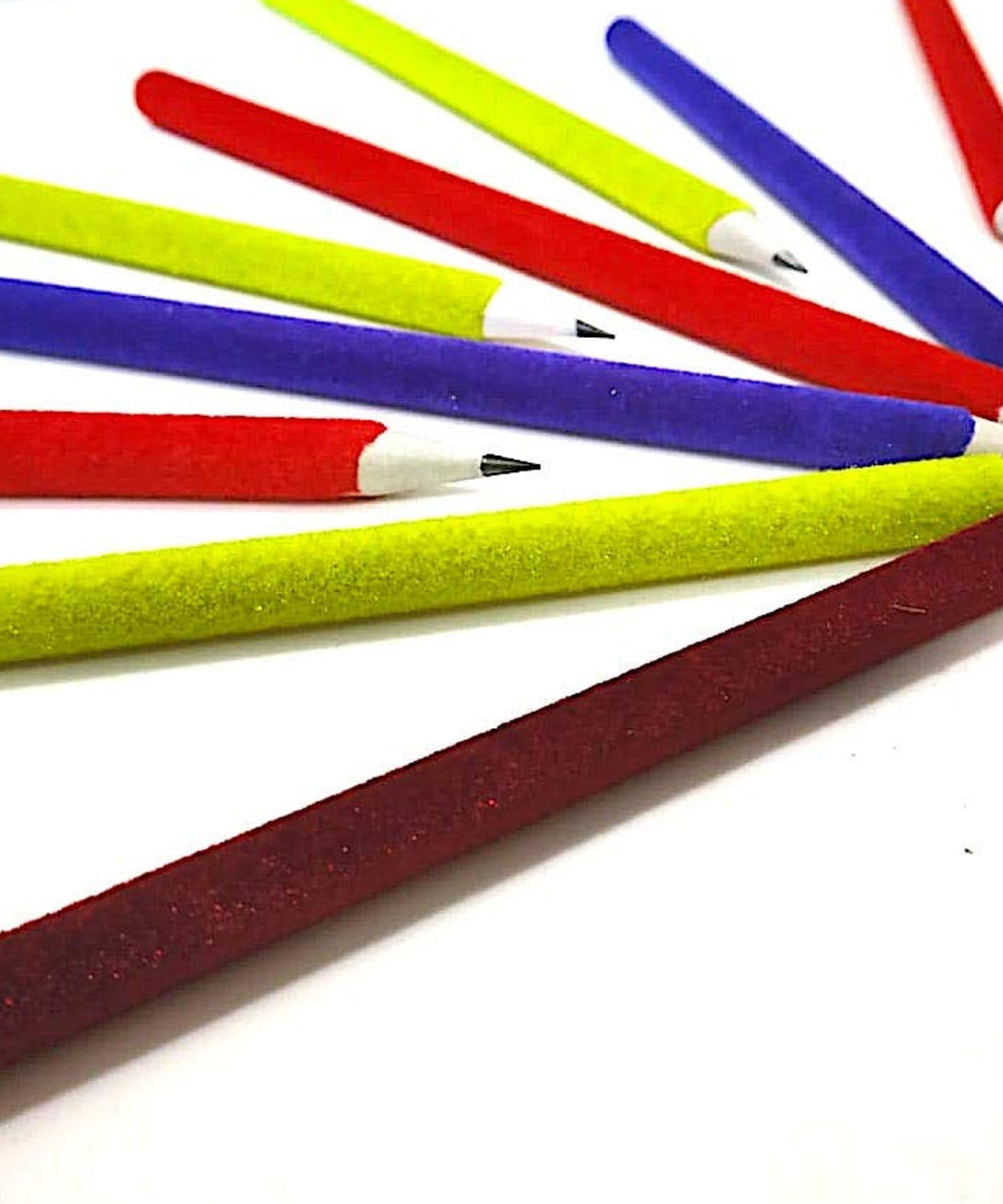 Small Velvet Pencil (1 Pc / Mix Color & Design)