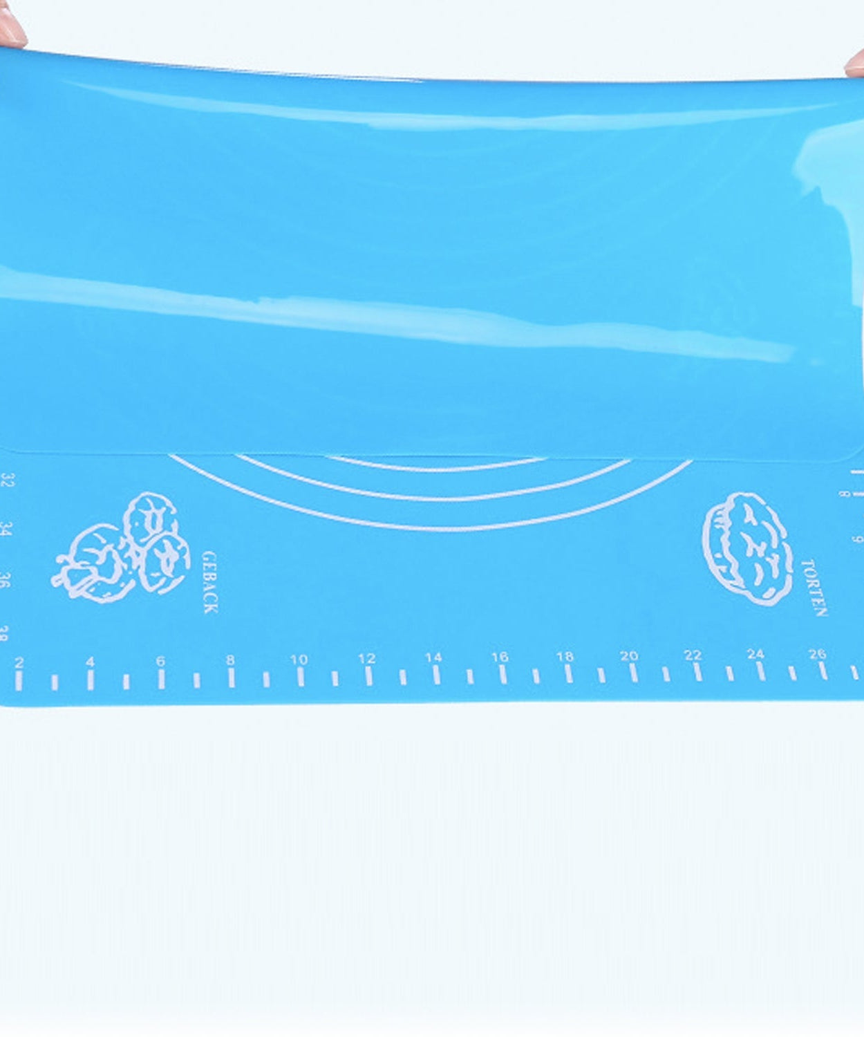 Silicone baking mat with various design and color options