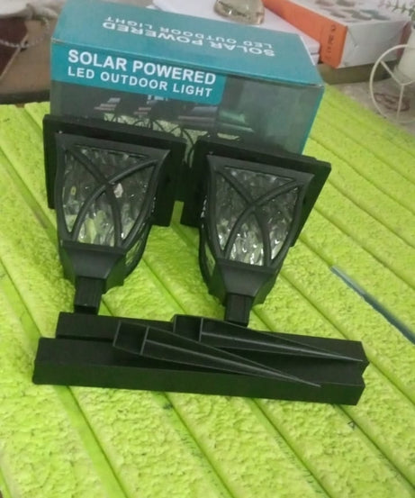 Solar Garden Lights LED Outdoor Stake Spotlight Fixture for Garden Light (Pack of 2pc )