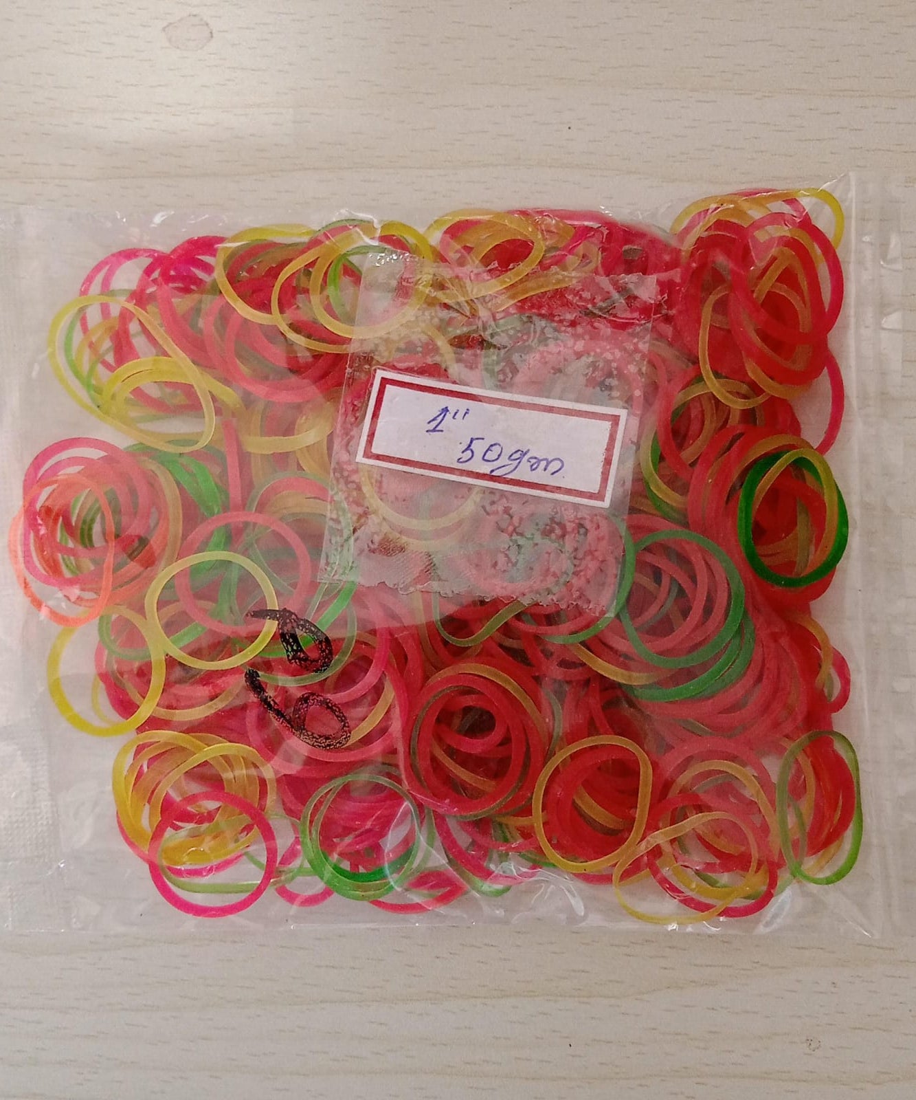 Multicolor rubber bands for home, office, and kitchen accessories