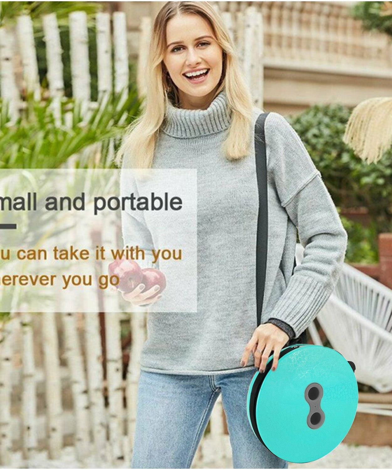 Mixed-color height-adjusting stool, compact and foldable