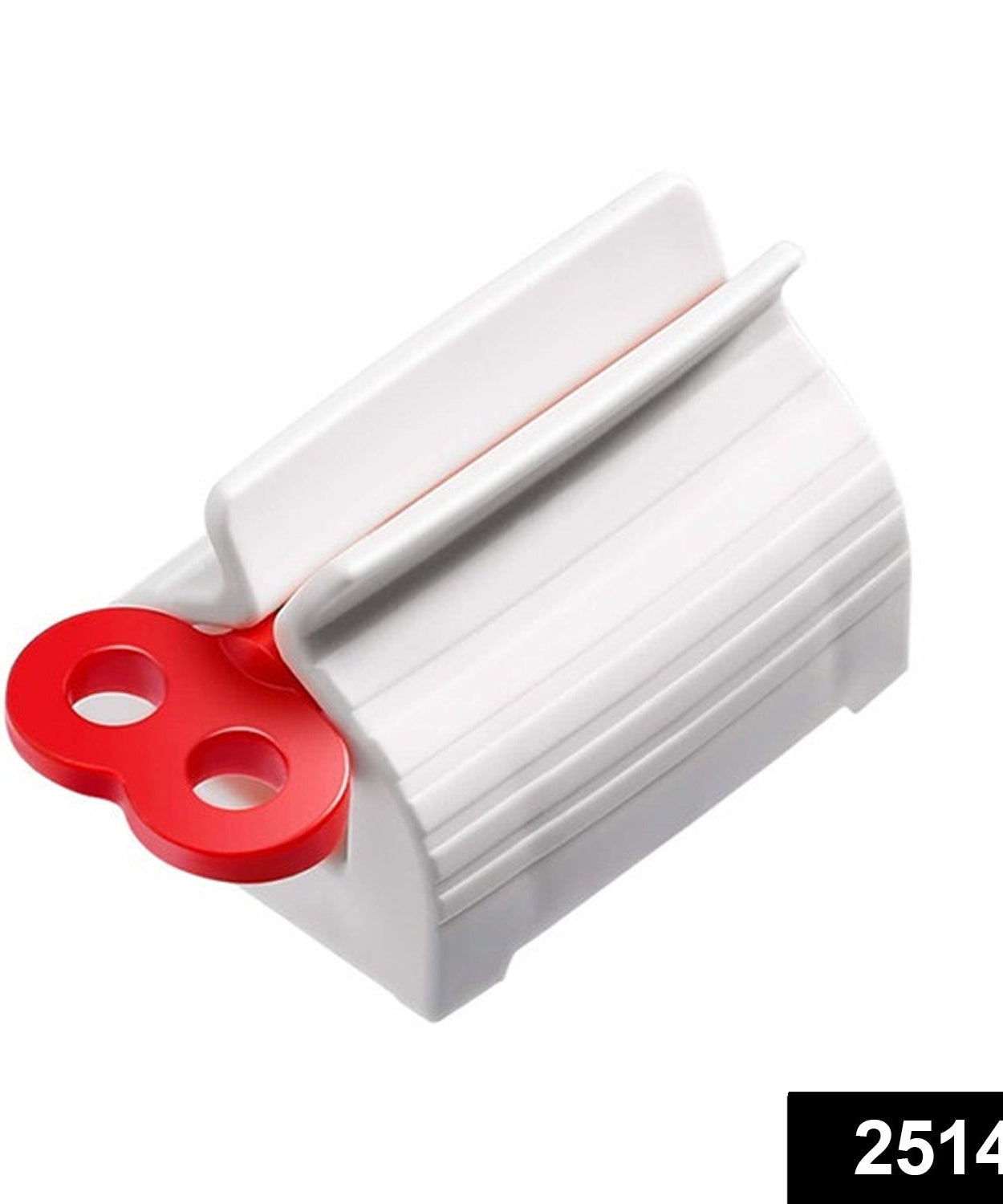 Rolling tube toothpaste squeezer with stand holder