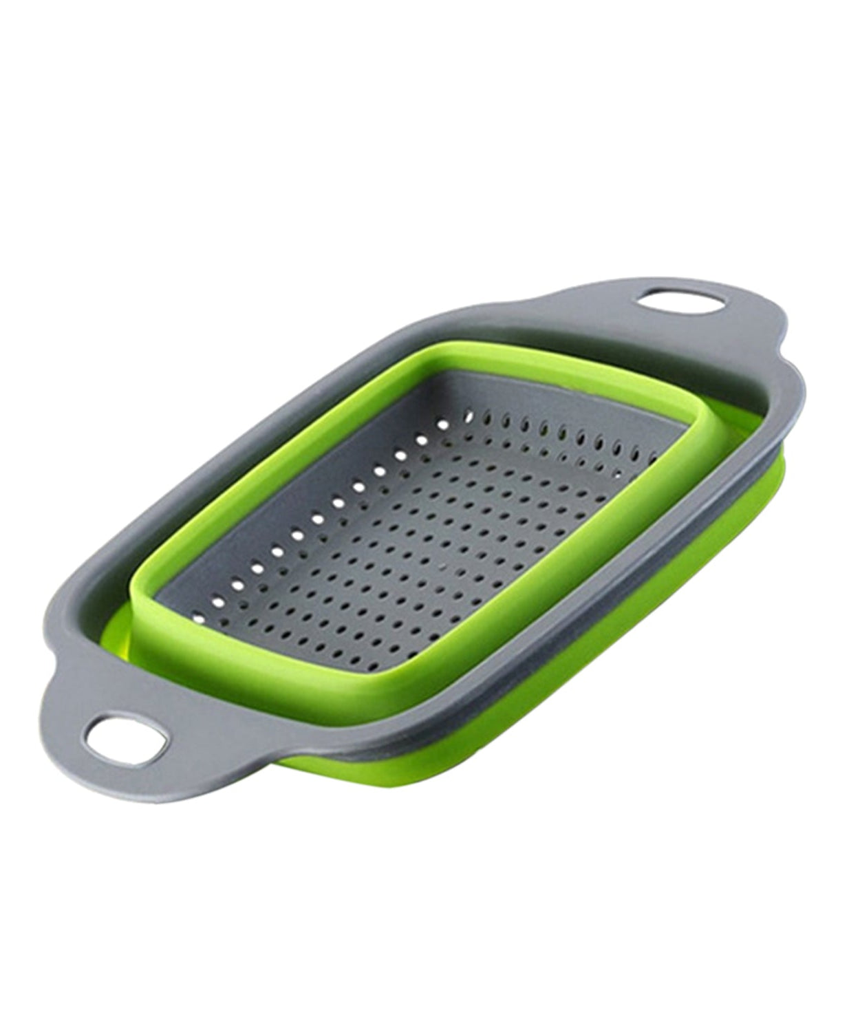 Rack collapsed in kitchen sink.