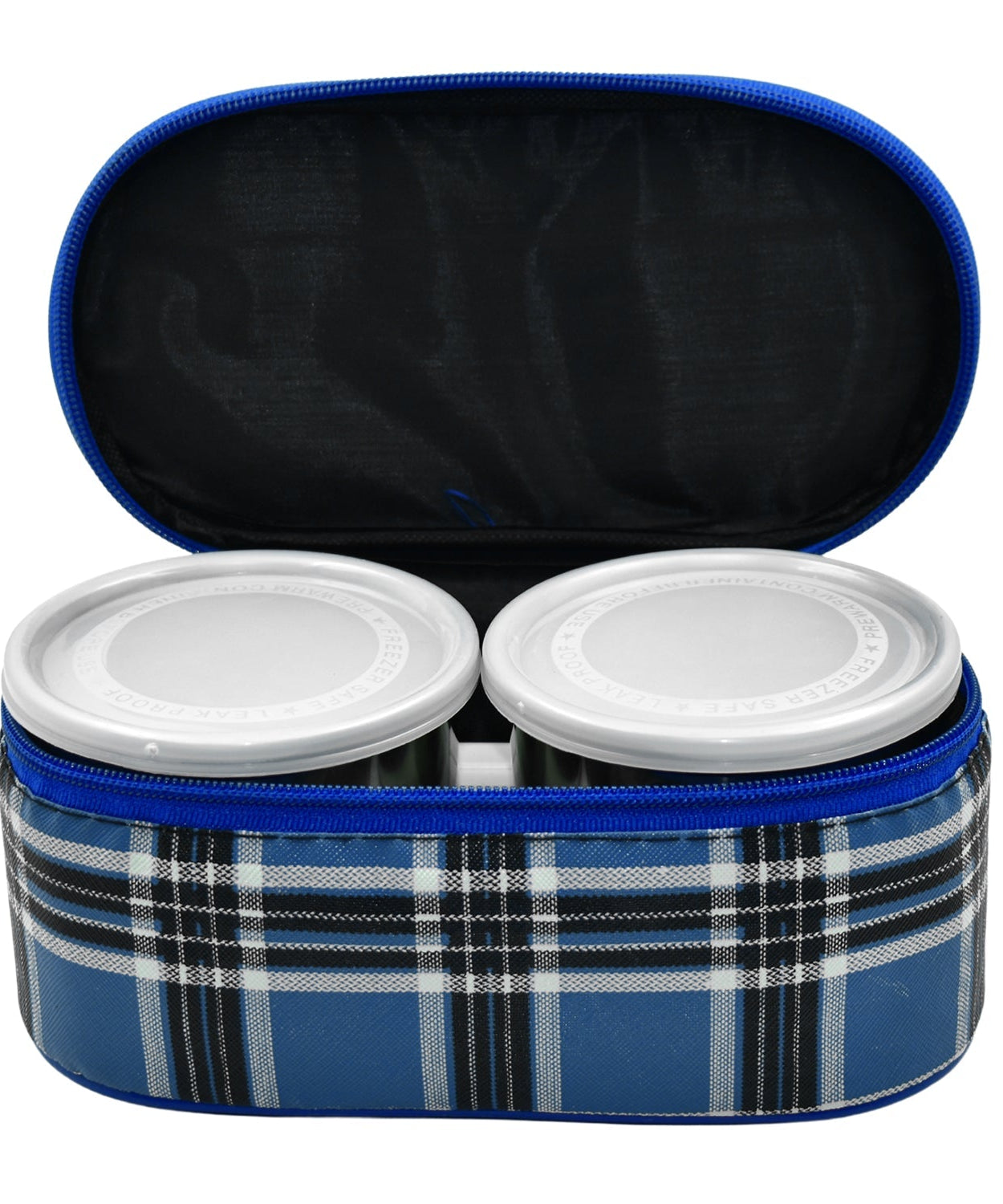 Stainless steel lunch boxes with tight-fitting lids
