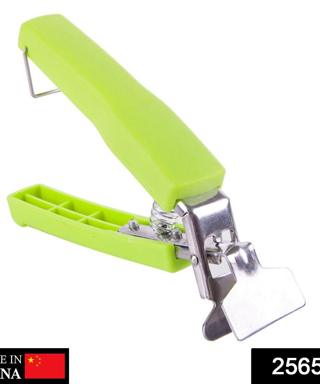 Close-up of stainless steel anti-scald holder for pots and bowls.