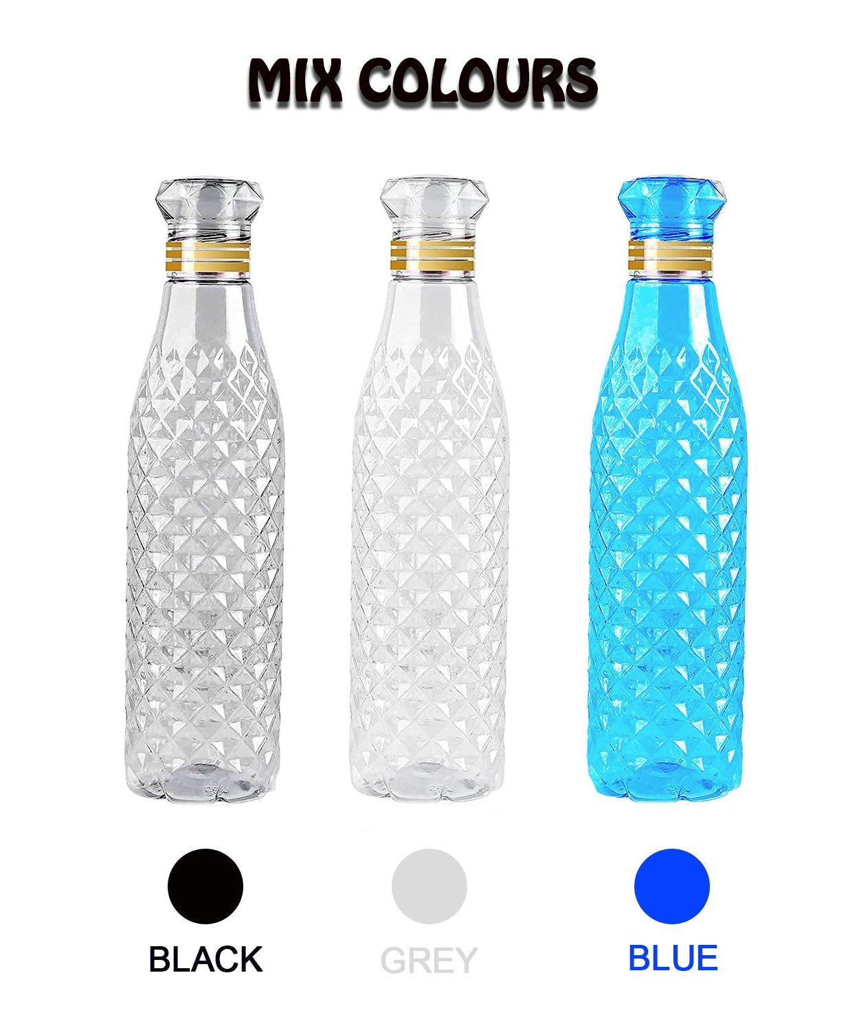 Durable diamond cut water bottle for everyday hydration