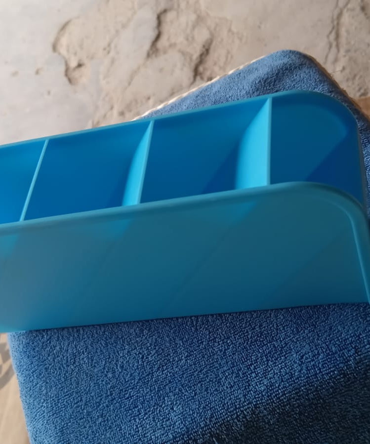 Multipurpose 4 Compartment Pen Holder Office Desktop (1 Pc)