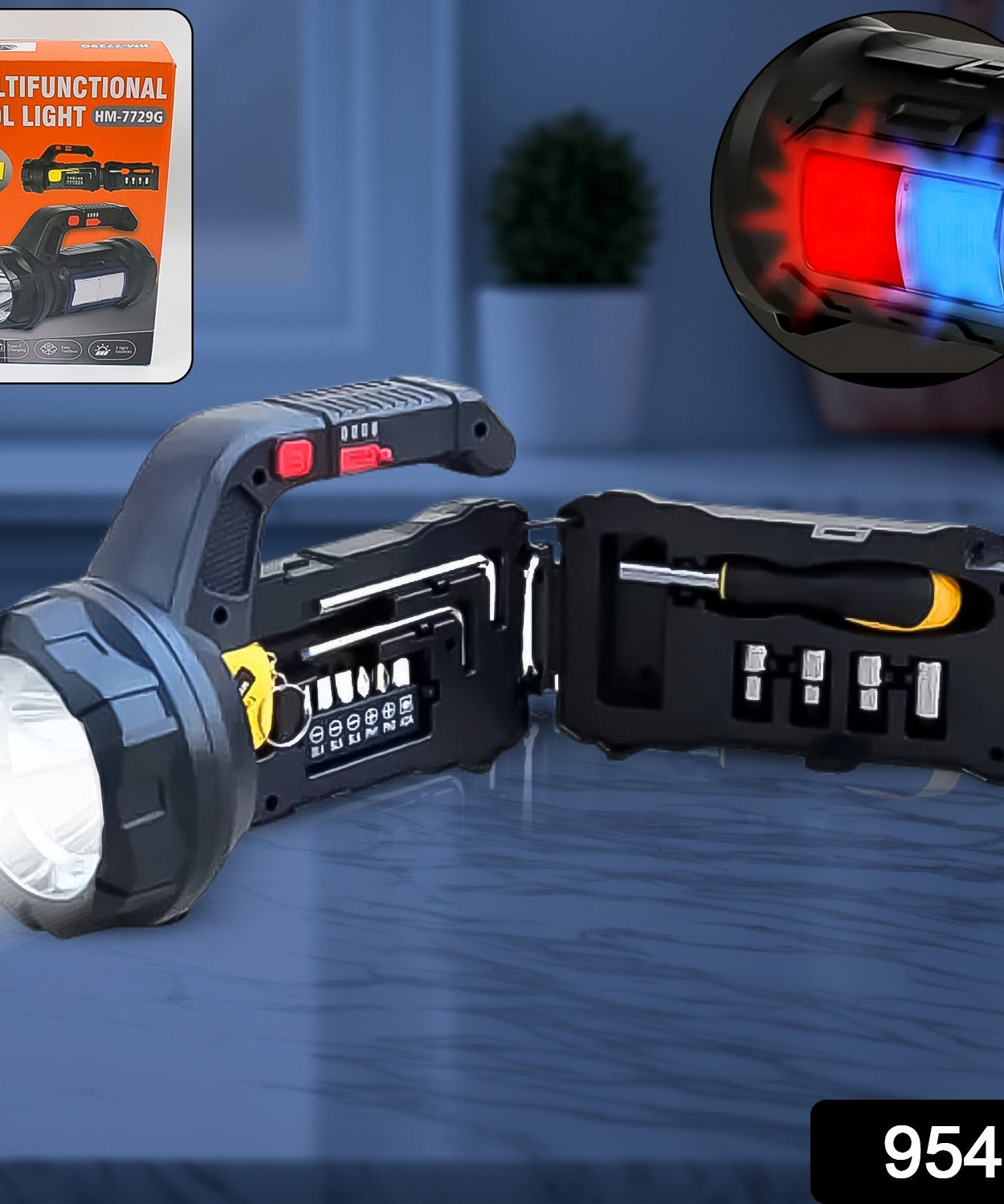 Multi Functional SOS Light With Tool Box