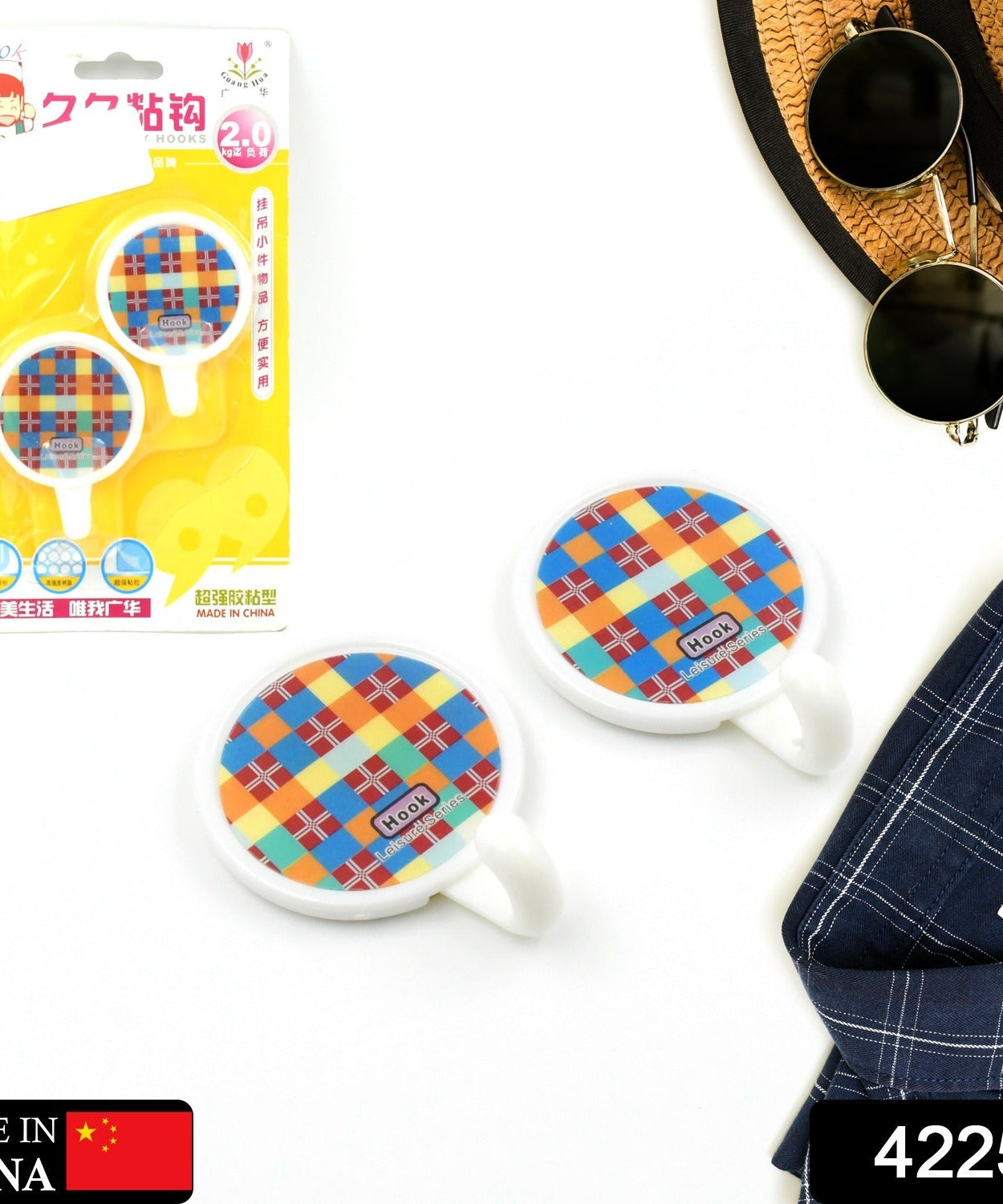 Self-adhesive hooks for all-purpose use