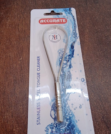 Steel Tongue Cleaner, Tongue Scraper (1 Pc)