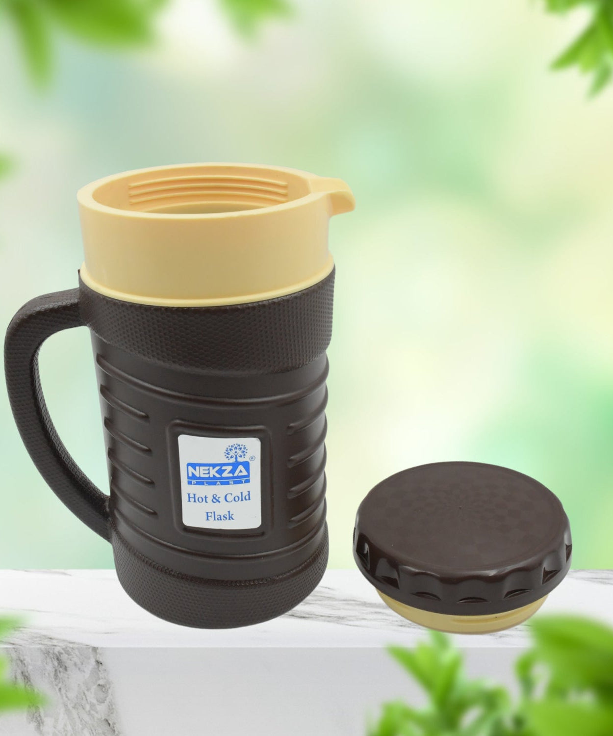 Stainless Steel Thermos Flask (Multiple Sizes): Travel Mug, Coffee, Tea (Leakproof)