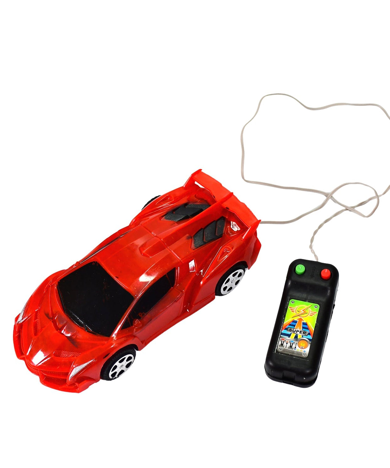 Toy racing car with remote control