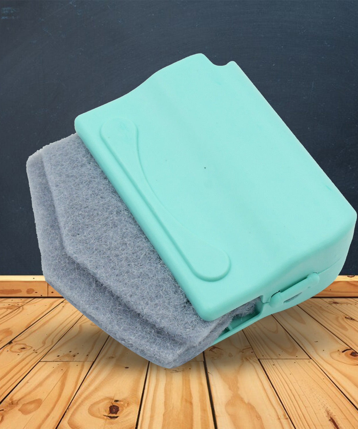 Compact brush for cleaning window tracks