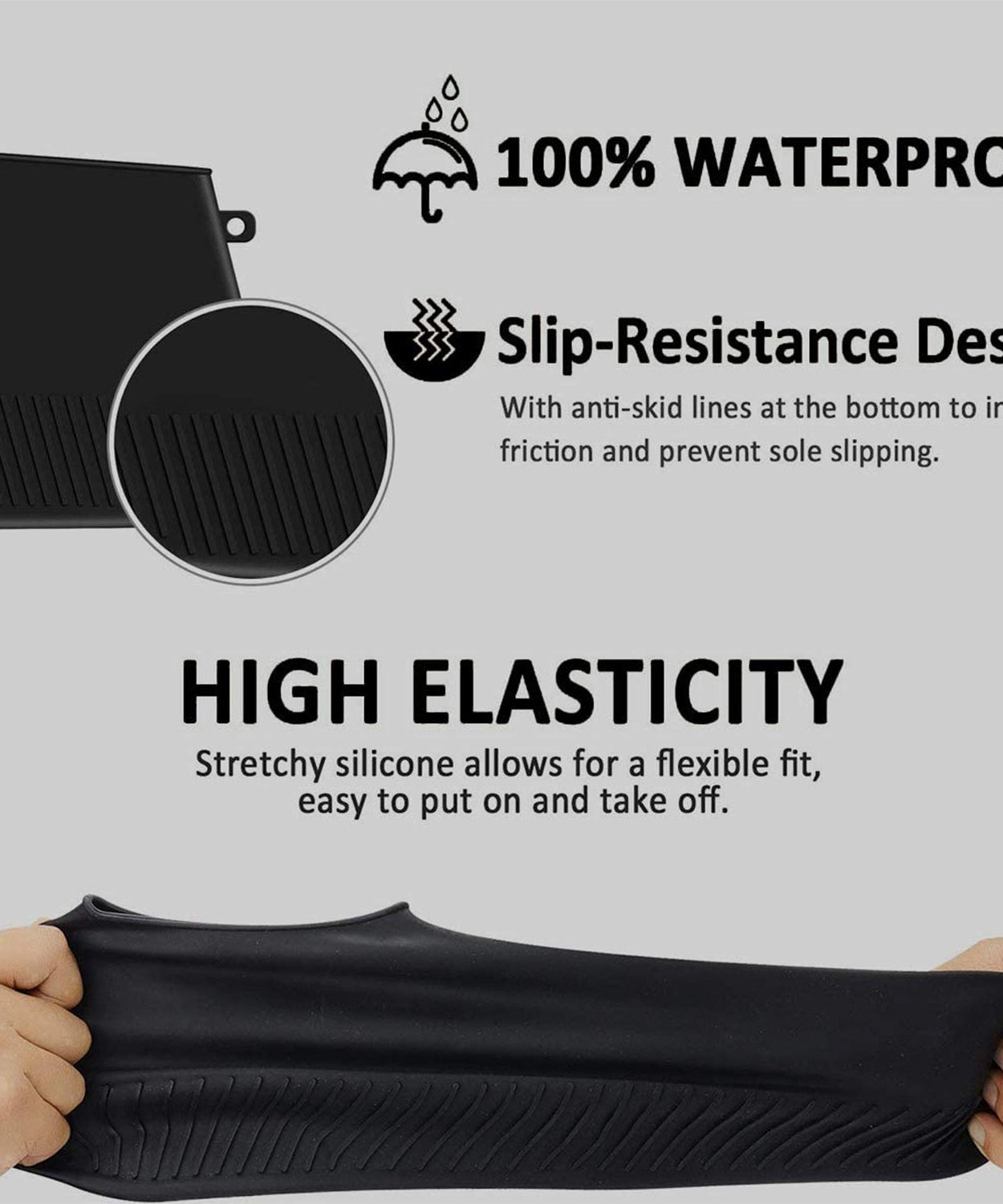 Yellow foldable shoe cover