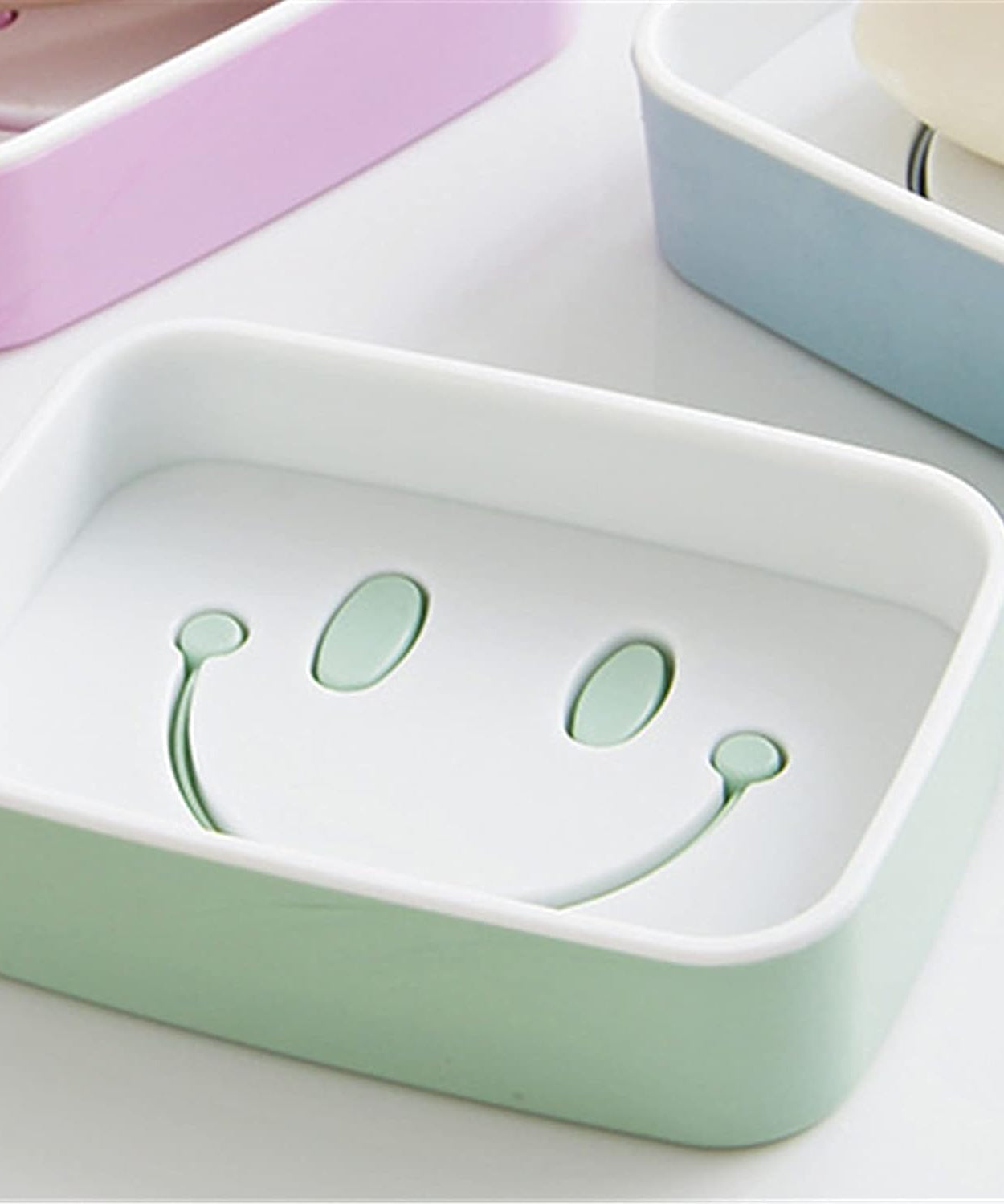 Soap Dish with Drain Soap Holder, Soap Saver Easy Cleaning, Soap Tray for Shower Bathroom Kitchen ,Sabudani (1 Pc)