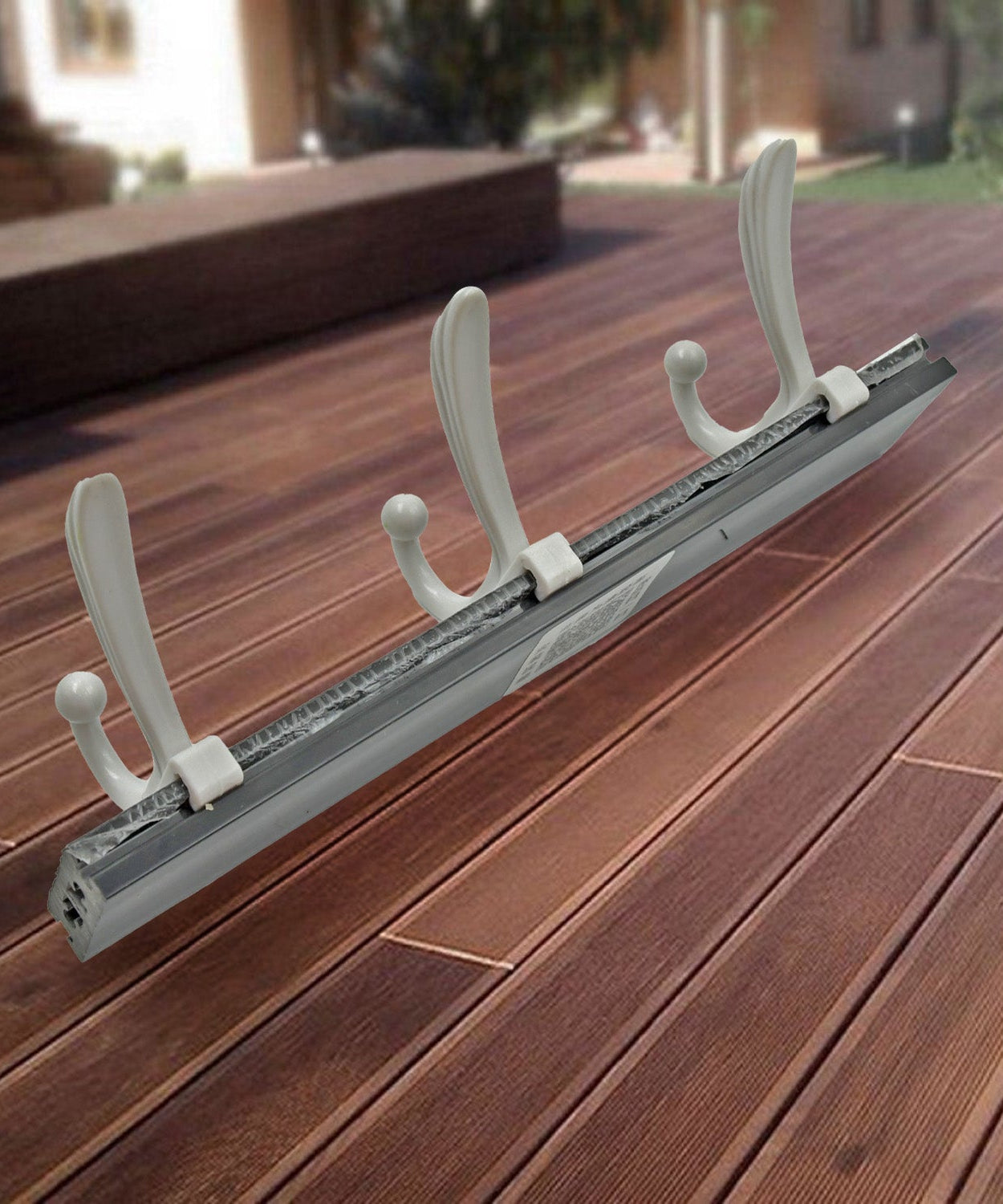 Wall Mounted Coat Hanger Rack – 6 Hooks for Clothes, Jackets & Hats