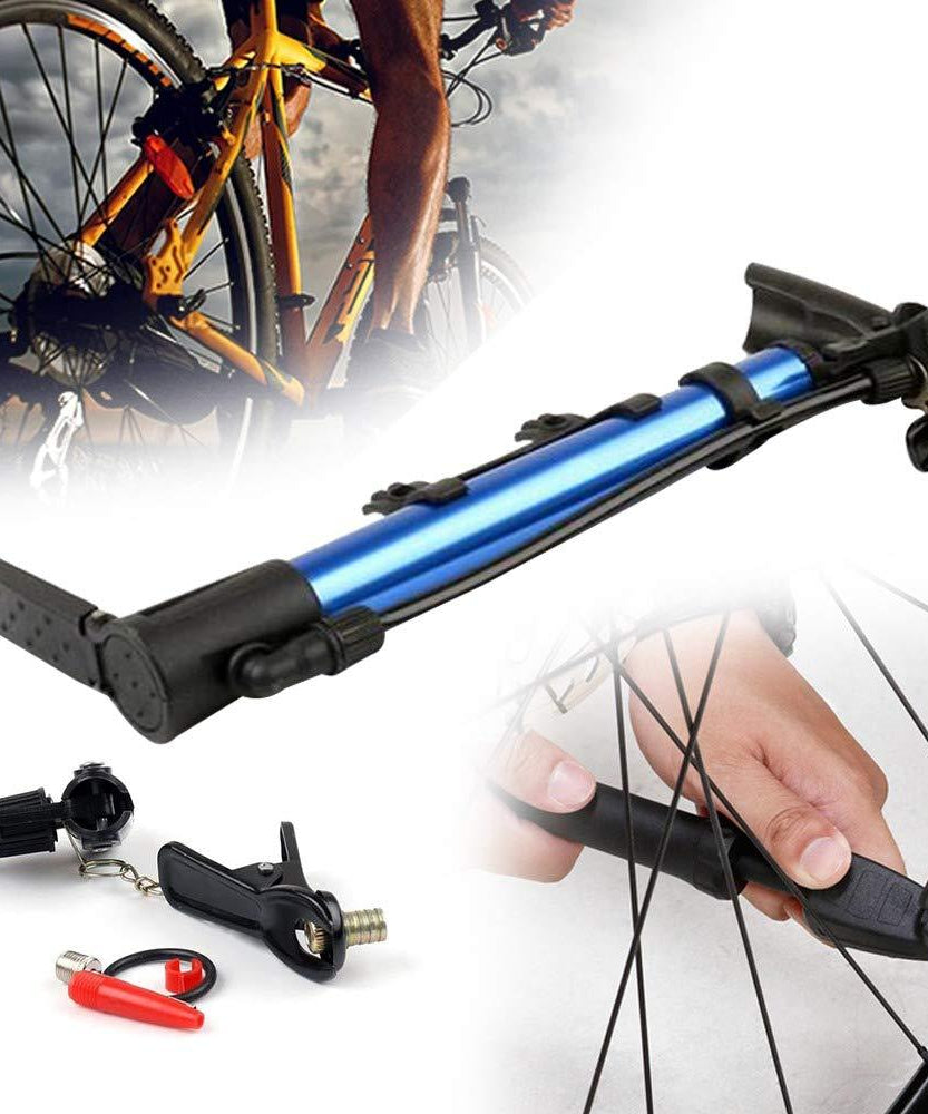 Aluminum Mini Bicycle Air Pump (Multicolor)