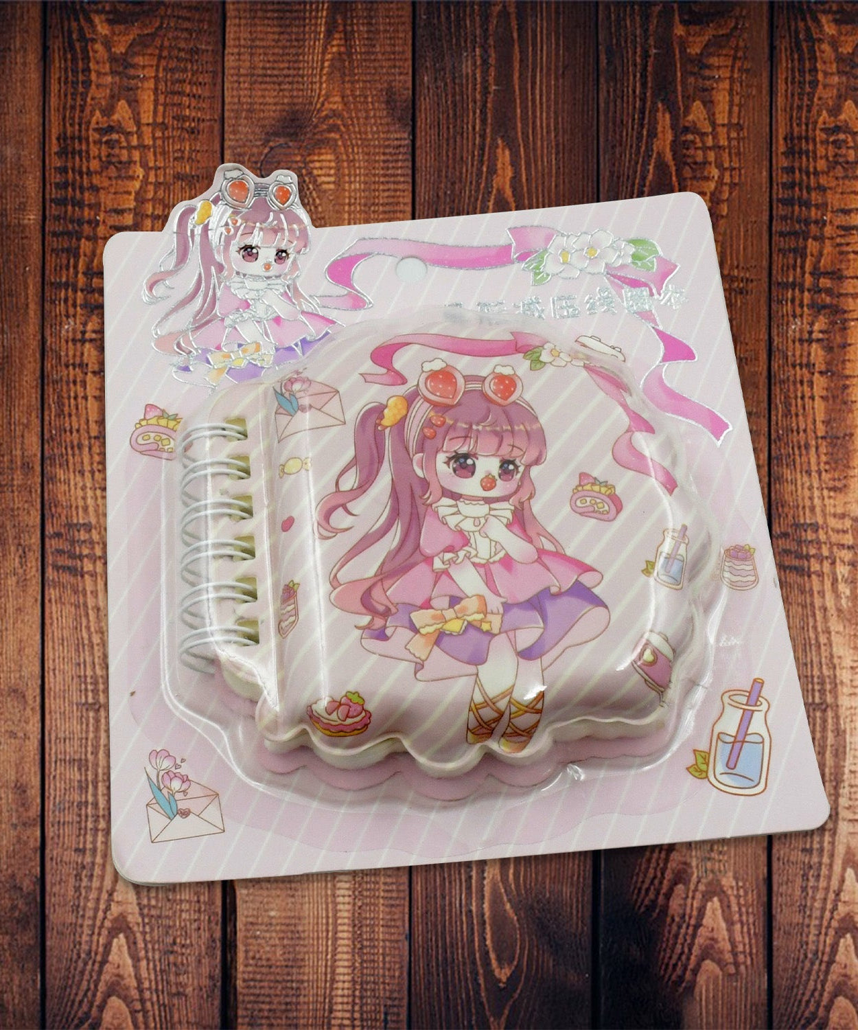 Adorable Cartoon Diary: Fun & Fancy Pages for Kids (Pocket Size, 1 Pc)