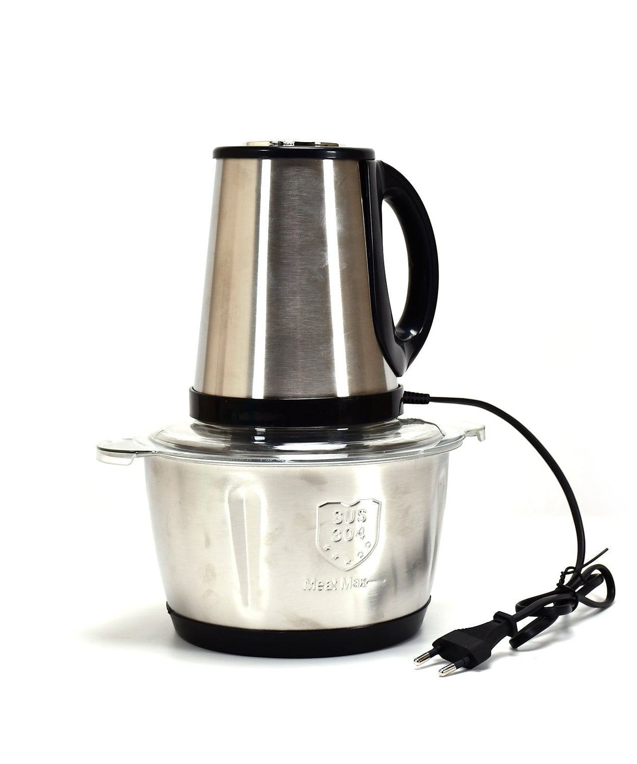 Meat grinder from side