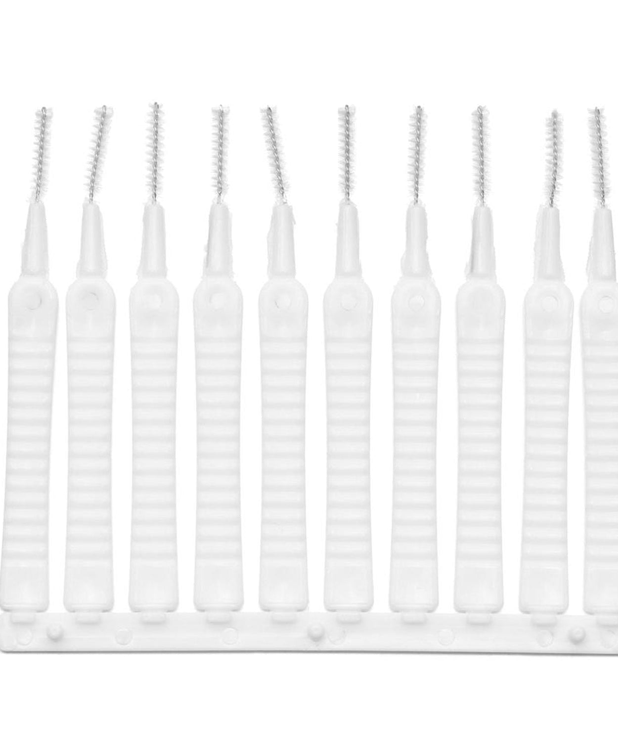 Anti-clogging shower head cleaning brushes
