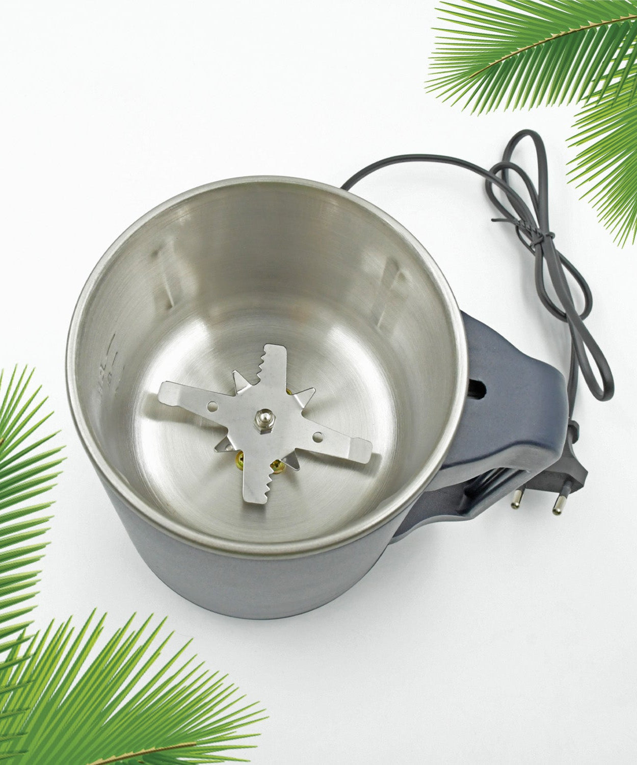 Electric Coffee & Spice Grinder Machine for Home, Fine Powder Maker (300W)