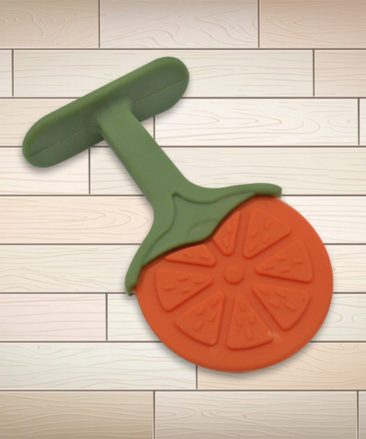 Soft fruit-shaped teether